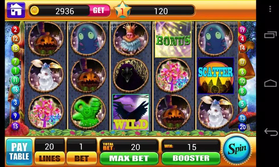 Alice in Magic World Slots-Vegas Slot Machine Game Screenshot 3