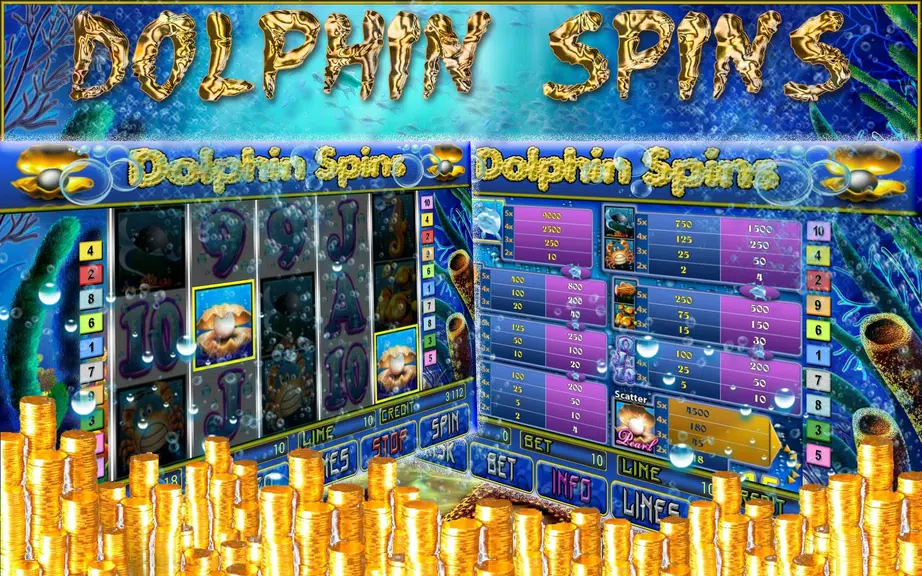 Dolphin Spins Slot Screenshot 2