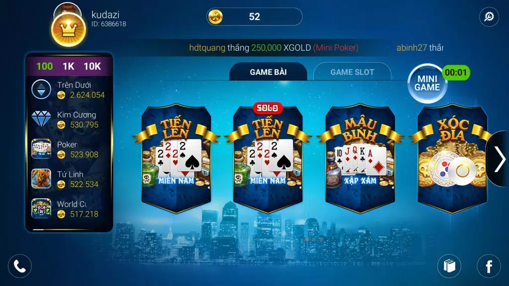 X6CLUB - Quay hũ thần tài Screenshot 1