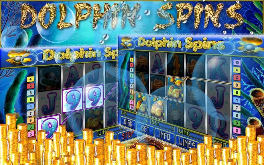 Dolphin Spins Slot Screenshot 3