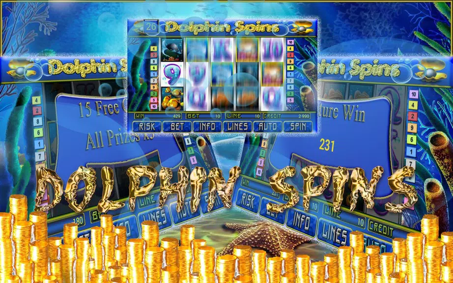 Dolphin Spins Slot Screenshot 4