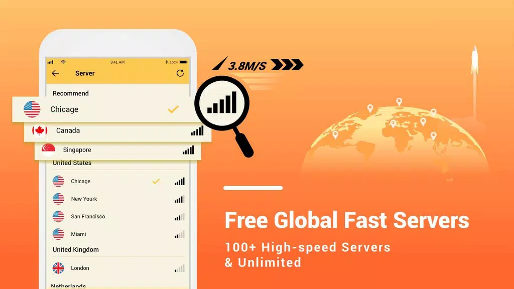 VPN Master Lite - Free Forever & Unlimited & Fast Screenshot 3