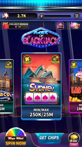 Blackjack 21 offline games Screenshot 1