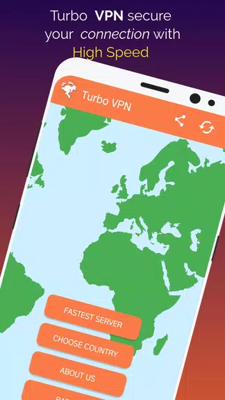 Turbo Fast VPN - Free Unlimited VPN Screenshot 1