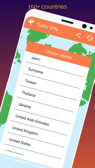 Turbo Fast VPN - Free Unlimited VPN Screenshot 2