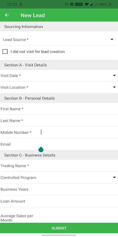 Neogrowth Sales Agent App Screenshot 2