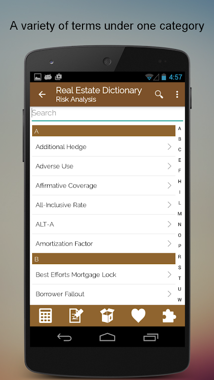 Real Estate Dictionary Screenshot 3