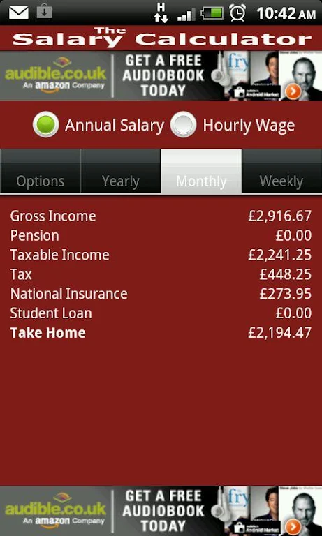 The Salary Calculator Screenshot 2