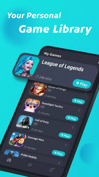 Tap Booster - Boost Mobile Games, Free Game VPN Screenshot 1