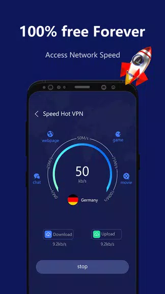 Speed Hot VPN-Fast, Secure, Free Screenshot 4