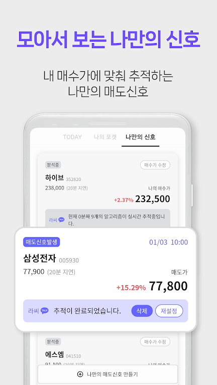 라씨매매비서-대한민국대표AI, 매매신호, 주식투자필수앱 Screenshot 4