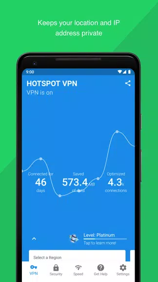 Hotspot VPN - Free, Unlimited, Fast, and Secure! Screenshot 3