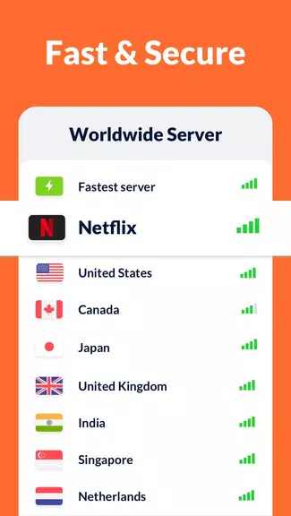 Free VPN - A Fast, Secure & Unlimited, VPN Free Screenshot 2