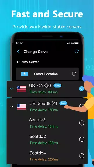 SurfFast VPN Pro - Unlimited Screenshot 3