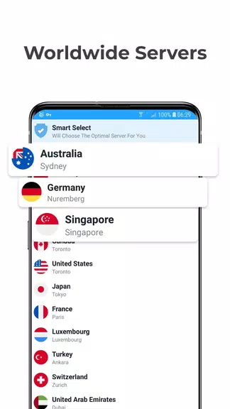 ExaVPN – Fast and Free VPN for WiFi Protection Screenshot 3