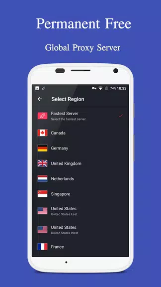 Inf VPN - Global Proxy & Unlimited Free WIFI VPN Screenshot 2