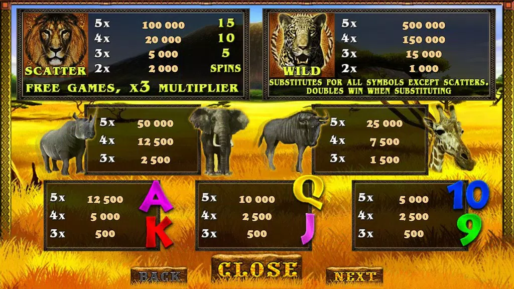 Safari - slot Screenshot 2