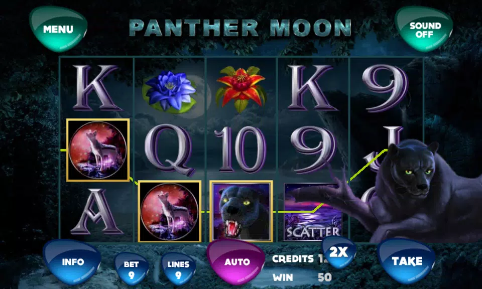 Panther Moon Slot Screenshot 1