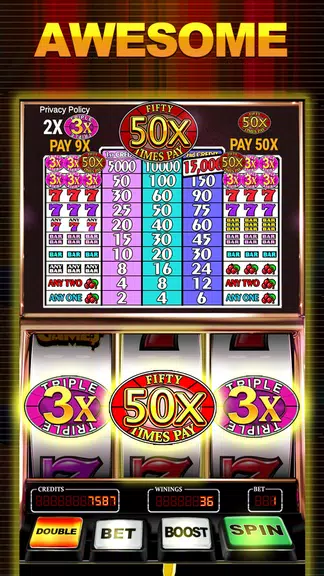 Slot Machine: Triple Fifty Pay Screenshot 4