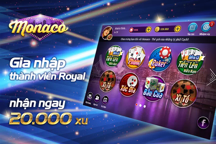 Monaco - Game Bai Doi Thuong Screenshot 3