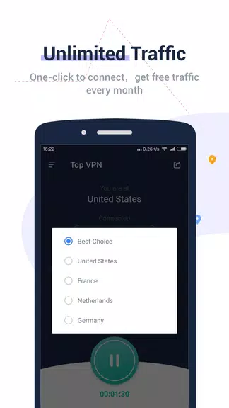 Top VPN - Secure, Private, Free Internet Unlimited Screenshot 4
