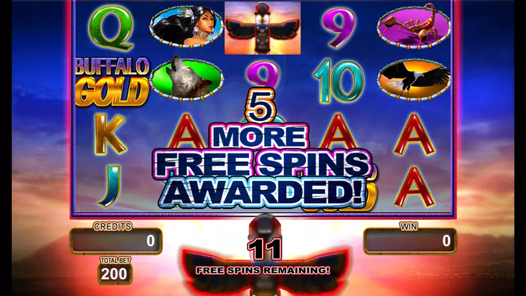 Buffalo Gold Slot Machine FREE Screenshot 3