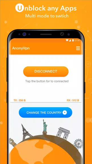 AnonyVpn - Free vpn & Unlimited Screenshot 3