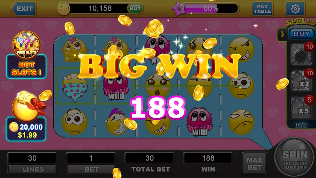 Free Slot Machine Casino-Emoji Screenshot 2