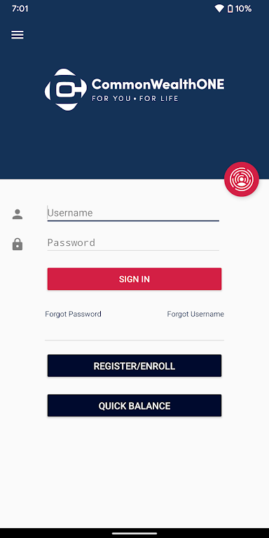 CommonWealth One FCU Screenshot 1
