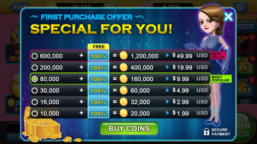 Free Slot Machine Casino-Emoji Screenshot 4