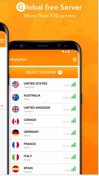 AnonyVpn - Free vpn & Unlimited Screenshot 2