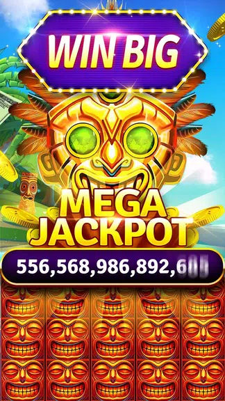 Slots - Tiki Riches Hot Vegas Slot Machines Online Screenshot 3