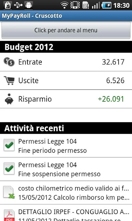 MyPayRoll Screenshot 1