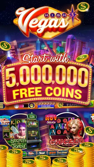 High 5 Vegas: Play Free Casino Slot Games for Fun Screenshot 1