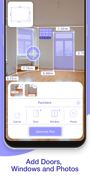 AR Plan 3D Tape Measure, Ruler Mod Screenshot 2