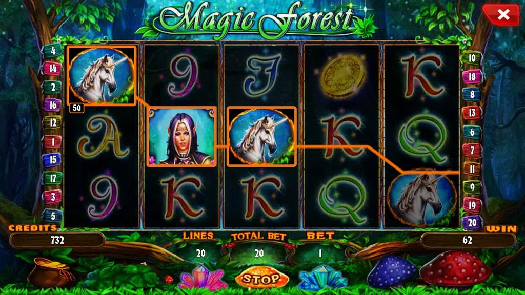 Magic Forest - slot Screenshot 3