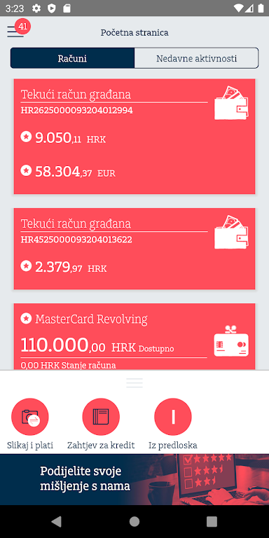 Addiko Mobile Hrvatska Screenshot 3