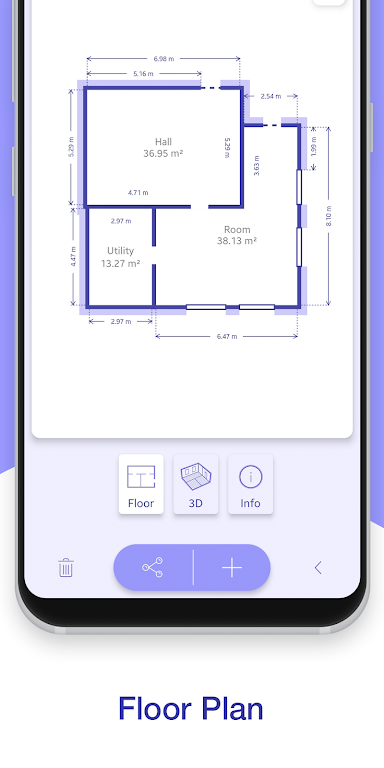 AR Plan 3D Tape Measure, Ruler Mod Screenshot 3