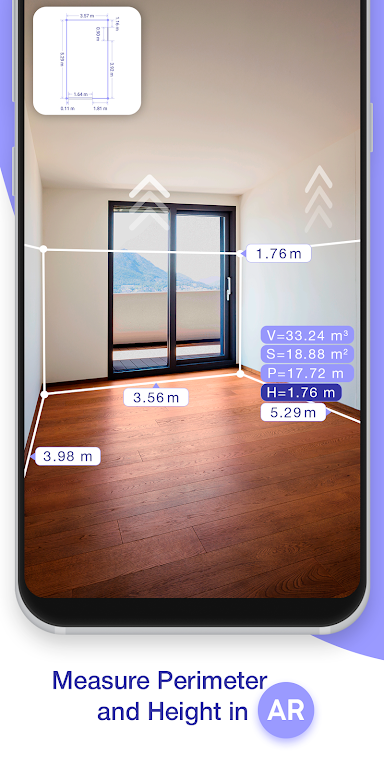 AR Plan 3D Tape Measure, Ruler Mod Screenshot 1