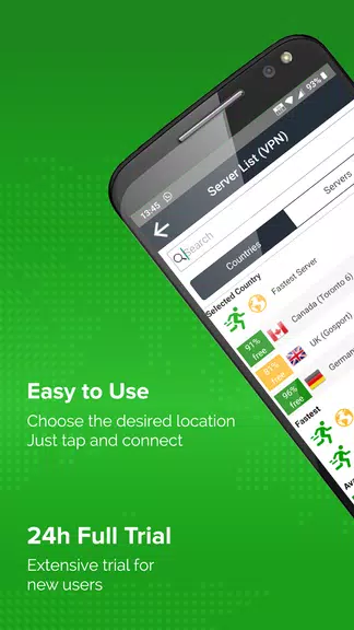 Unlimited VPN app - Simple and easy to use - ibVPN Screenshot 2