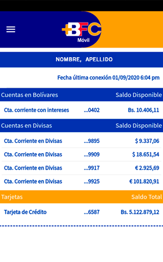BFC Móvil Screenshot 2