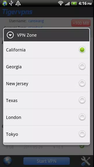 Tigervpns Vpn Client (Root) Screenshot 4
