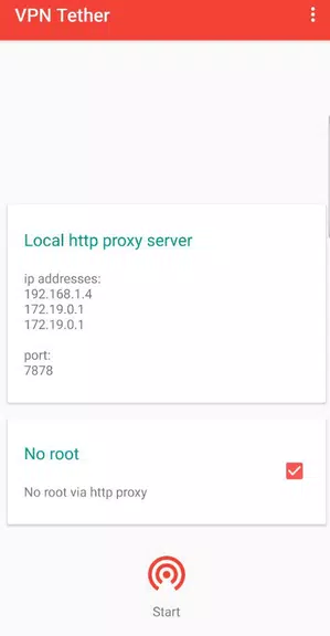 VPN Tether (share VPN connecti Screenshot 2