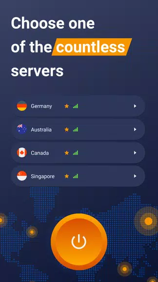Lunar VPN - Secure, Unlimited proxy, VPN master Screenshot 1