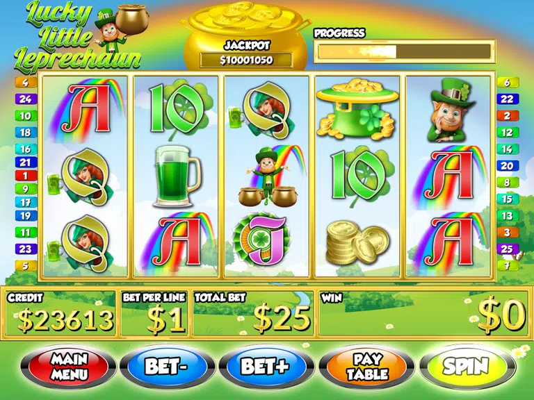 Lucky Little Leprechaun Vegas Slots Machine Screenshot 2