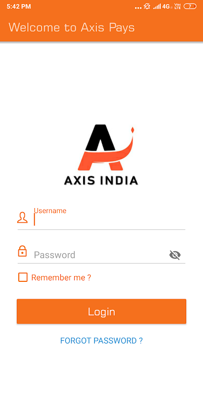 Axis Pays Screenshot 1