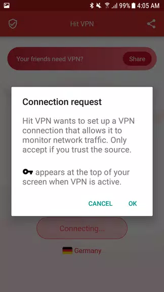 فیلتر شکن پرسرعت و قوی برای اندروید رایگان Hit Vpn Screenshot 3