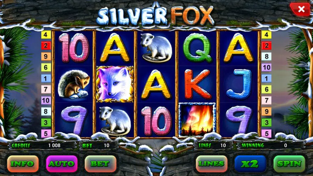 Silver Fox slot Screenshot 1