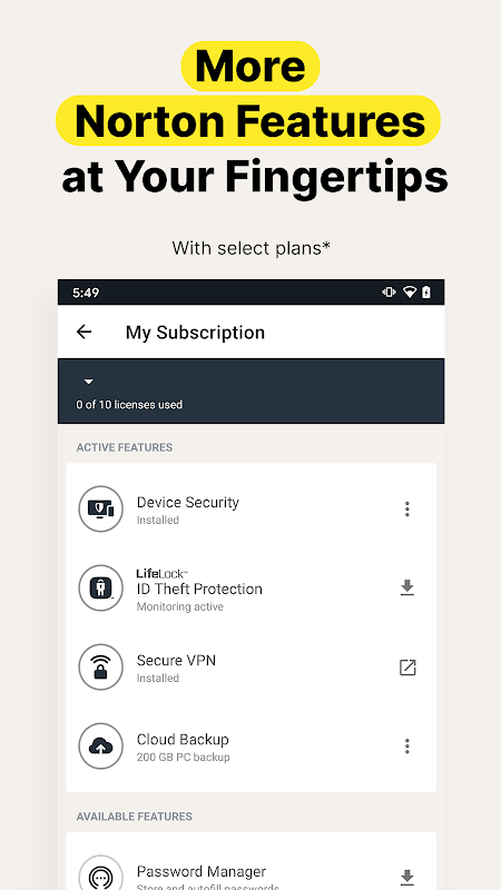 LifeLock Identity by Norton Screenshot 1