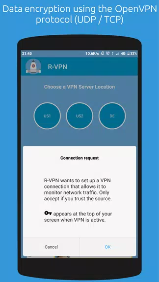 R-VPN – Secure VPN For Android Screenshot 4